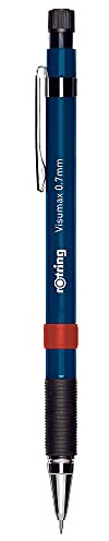 rOtring Visumax-Druckbleistift | 0,7 mm | 2B-Mine | dunkelblauer Schaft | 12 Stück