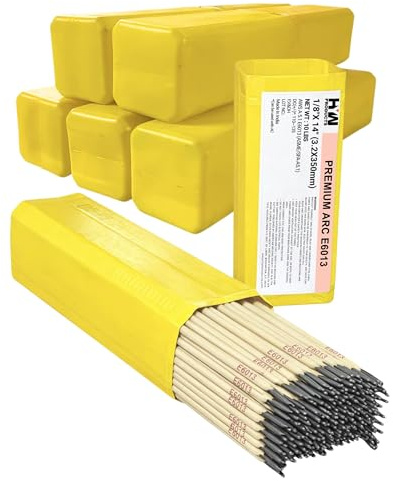 E6013 1/8 5/32 Premium Arc Welding Rods Carbon Steel Electrode 60 lb (10 lb x 6-pk) (1/8-60lbs)