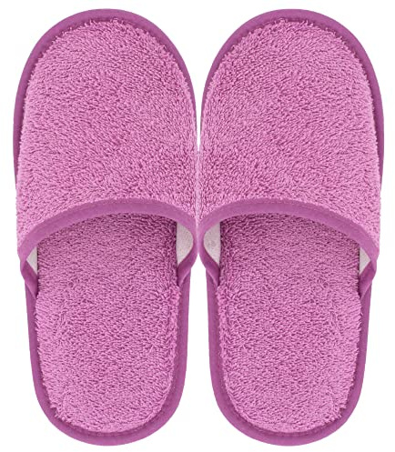 Linnea Chaussons de Bain Pure Rose Lavande Taille Small S du 36 au 38