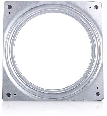 Fdit 6 Zoll Lazy Susan Square Metall Drehbare Drehplatte Plattenspieler TV Schreibtisch Lazy Susan Plattenspieler Lager