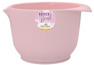 RBV Birkmann Colour Bowls, Rühr- und Servierschüssel, 1,5 Liter, kratzfest, standfest, nachhaltig, rosa 709225