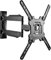 Poppstar supporto TV per parete per schermi curvi e piatti 32-55 pollici fino a 32 kg (braccio TV girevole, inclinabile, estendibile, mass. VESA 400 x 400mm) staffa TV per montaggio a parete