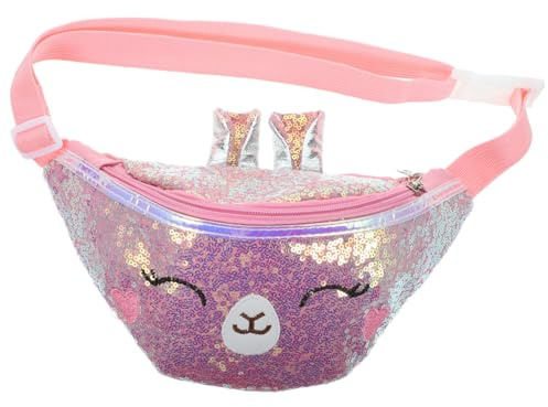 SHERCHPRY Kinder Fanny Pack Katze Bauchtasche Aus Pu Material Leicht Und Robust Crossbody Tasche Für Mädchen Outdoor Party Festival Reisen