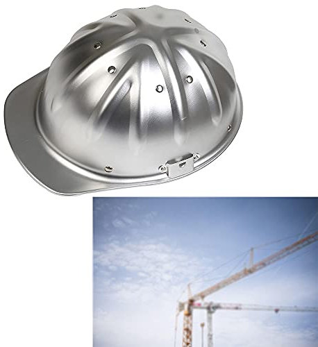 Schutzhelm, große Hüte, breite Seite, Schutzhelm, Aluminiumhelm, Verstellbarer Schutzhelm, Bauhelm, Verstärkung aus Aluminiumlegierung auf der Oberseite
