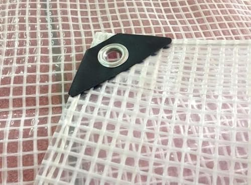 Tarpaulin Sheet Cover Clear Transparent Waterproof Ground Camping Multipurpose Furniture (1.5m x 2m)