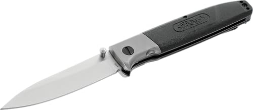 Walther Klappmesser EDK 2, 440C Stahl, inkl. Clip und Nylonholster | Everyday Knife für Alltag und Outdoor mit Tip-up-Clip für Rechtshänder