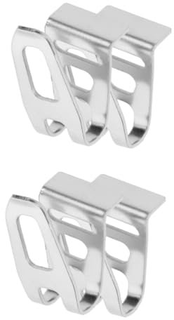 OSALADI 4pcs Stainless Steel Hooks Belt Clip Replacement Cordless Drill Belt Clip Tool Hook
