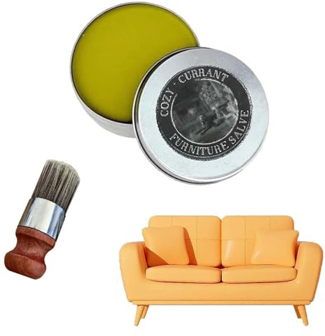Luxgrove Ledersalbe, allgemein Leder- und Möbelreparatursalbe, Applikatorbürste, Luxgrove Ledercreme, Möbelreparatur (1 Stück)