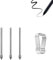 3PCS Metal Tips/Nibs for Samsung Galaxy Tab S10 Ultra/ S10+/S9/S9 FE/S9 FE+/S9 Ultra/S9+/S8 /S8+ Plus/ S8 Ultra/S7/S7+ Plus/S7 FE/S6 /S6 5G/S6 Lite Stylus Tips with Tweezer Tool