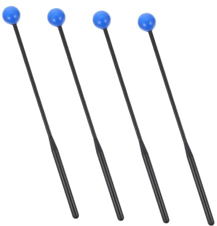 QUMIIRITY 2paare Professionelle Zungentrommel Schlägel Mallets Für Marimba Sticks Xylophon Percussion Zubehör Ergonomischer Griff Für Einfaches Spielen