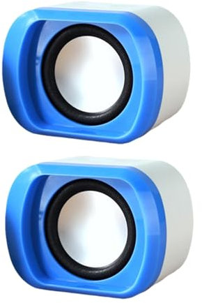 Haut-parleur stéréo alimenté par USB, haut-parleurs d'ordinateur pour