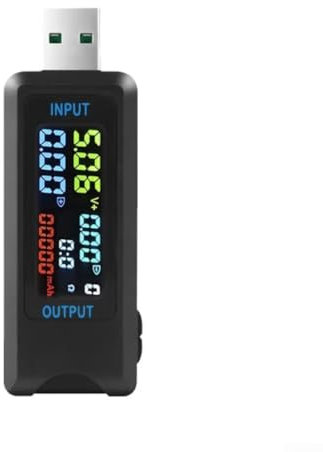 USB C Tester Power Meter,DC 4.5~36V Digital Voltage Current Meter With IPS Color LCD Screen For Batteries,Mobile Phones(USB)
