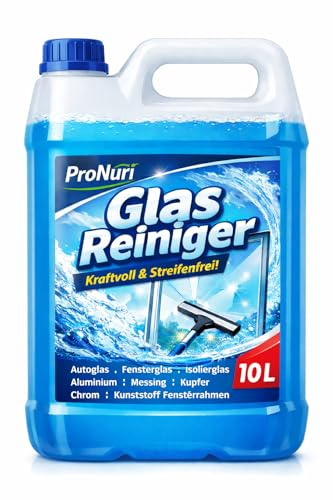 10 L ProNuri Glasreiniger Konzentrat Lotuseffekt Fensterreiniger Spiegel Reiniger