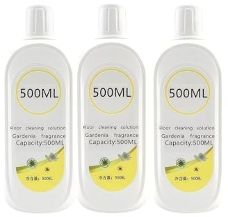 VANTHMF 500ml Gardenia Extract Floor Cleaning Solution | Compatible With Tineco 3.0/2.0/1.0 Series | PH Neutral Plant-Based Formula For Hardwood & Robot Vacuum (SGS Certified)(3pcs)