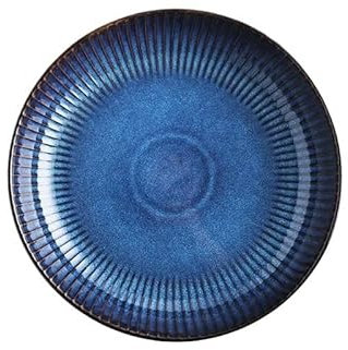 Assiette Assiette creuse en céramique japonaise, plat rond créatif, assiette de riz, salade, grand bol, vaisselle, plateau à dessert Vaisselle(10.5 inch)