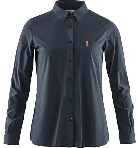 FJÄLLRÄVEN dam Övik Lite Shirt Ls W undertröja, marinblå, L