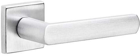 Manija [conjunto] para puerta interior con roseta y boquilla cuadrada DND Luz 02