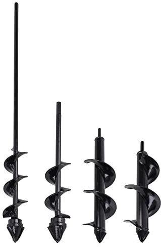 CNSTZX Garten Erdbohrer für Blumenzwiebel, Gartenbohrer Akkuschrauber für Pflanzen, Turboplanter für bohrmaschine Erdbohrer für bohrmaschine, Pflanzbohrer akkuschrauber Stahl Bohrer