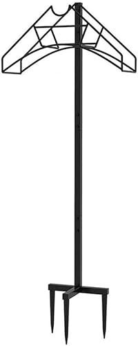 EDDGE Garten-Wand-Bewässerungs-Schlauch-Organizer-Aufbewahrungshalter-Landwirtschafts-Schlauch-Rohr-Rollen-Halter-Aufhänger (Color : Black, Size : 110x40cm)