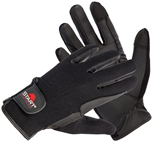 Start Sumatra - Guantes de equitación profesionales para todo el año, cómodos, antideslizantes, flexibles, para pantallas táctiles, guantes para mujer y hombre, guantes deportivos unisex para
