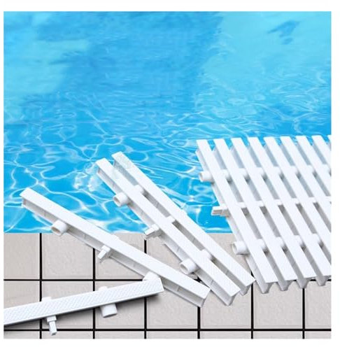 Piscine Grille De Trop-plein De Drainage, Épissé Couler Grille D'activités, Résistance Aux UV Douche Flexible Grille De Vidange Couvercle De Drain De Sol, Facile À Installer ( Color : 40x100cm/15.74x3