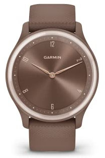 Garmin Unisex – Erwachsene VIVOMOVE Sport Smartwatch, Mokka/Perlgold, One Size (Generalüberholt)