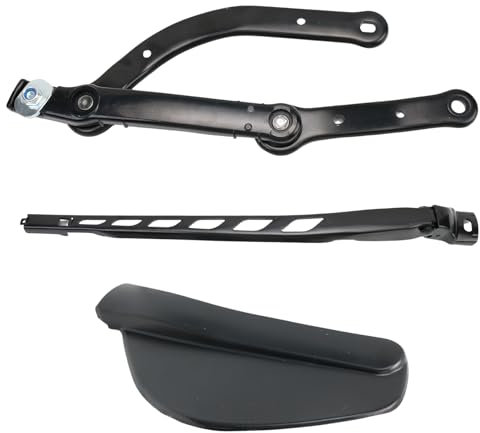 Attisfiera Frontwischerarm,Wischerarm,Scheibenwischerarm Wischergestange für E60 E61 E63 E64 Scheiben Wischer Arm mit Kappe 61617185366 Scheibenwischerarm vorne rechts 61617035103