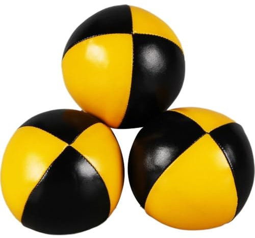 Haowul 3-pack jongleringsbollar set för nybörjare, minijongleringsbollar, hållbar jongleringsboll kit, mjuka enkla jongleringsbollar