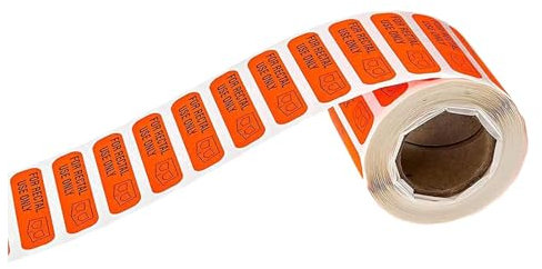 Qumiuu Aufkleber für den rektalen Gebrauch, Aufkleber nur für den rektalen Gebrauch - 500X permanent klebende Aufkleber,Permanent klebender Aufkleber, lustiger Witz-Etikettenaufkleber,