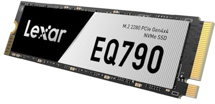 Lexar EQ790 2TB SSD M.2 2280 PCIe Gen4x4 NVMe 1.4, Interne SSD, 7000 MB/s Lesen, 5000 MB/s Schreiben für Intensive Workloads, PS5 & PC Gaming, Leistungsstarkes internes Solid State Laufwerk