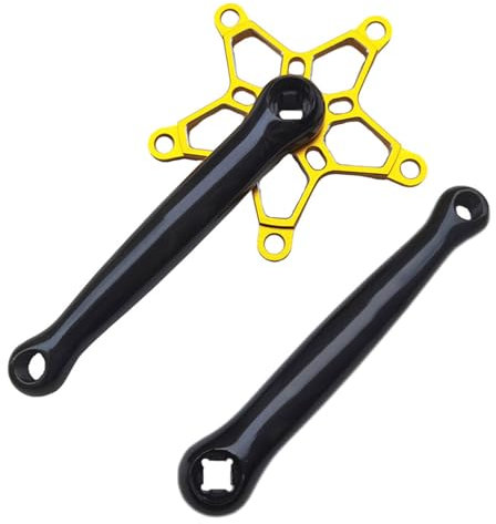 REITINGE Kurbelarm für Fahrräder, Aluminiumlegierung, 170 mm, Fahrradpedal, Kurbelarm, Ersatz für Mountainbike, Rennrad