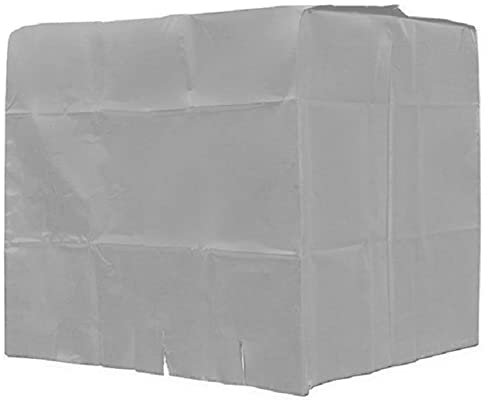 Junterone Housse de Protection pour RéServoir d'eau 1000 litres Conteneur IBC Housse éTanche et Anti-PoussièRe CrèMe Solaire Tissu Oxford 210D Argent