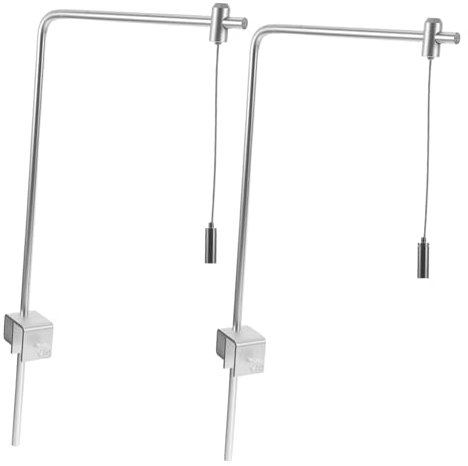 HOUDERCO 2stücke Aquarium Licht Hanger Halterung Aluminiumlegierung Höhenverstellbarer Stand Für Aquariumbeleuchtung Hochhelligkeit Für Pflanzenwachstum Geeignet Für Süß Und