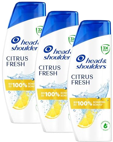 Head & Shoulders Citrus Fresh Anti-Schuppen-Shampoo Für Fettiges Haar 500ml Zur Täglichen Anwendung. Bis Zu 100% Schuppenschutz, Klinisch Getestet. Sauberes Frischegefühl Mit Zitrusduft