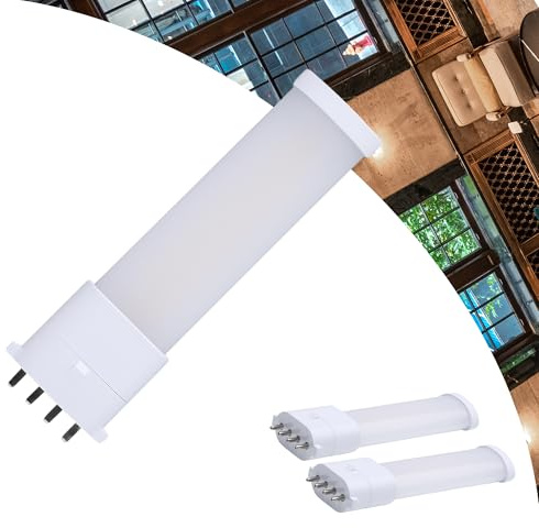 Satco LED PL Lamp 3.5W 5W/7W/9W Equivalent 2700K/3000K/3500K/4000K CCT Selectable 2G7 Base Ballast Bypass Type B 120-277V – Part S11555 (2 Pack)