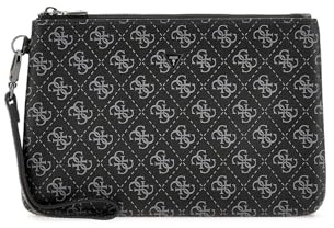 GUESS Pochette Medium Pouch Hull PMHULOP5238 Svart, Svart, Taglia unica
