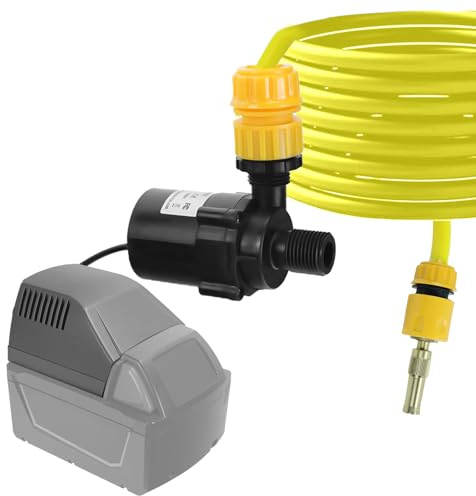 RexLeLXB Kabellose bürstenlose Wasser-Transferpumpe, kompatibel mit Milwaukee 18 V Akku, 317 GPH hoher Durchfluss, 9 m maximale Hubkraft, IP68 wasserdicht, ideal für Überschwemmungen, Pools, Gärten