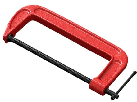 Abrazadera robusta para carpintería con agarre antideslizante, soporte de acero, diseño de instalación simple, para uso a largo plazo, herramienta de sujeción de precisión