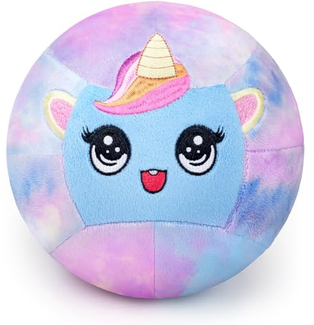 JoyCat Leiser Indoor Fußball Basketball für Kleinkinder, Dinosaurier & Einhorn Weicher Plüsch Ball Spielzeug – Geburtstagsgeschenk für 1-5 Jahre Junge Mädchen