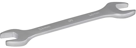 Clé plate à double fourche 24 et 26 mm en acier carbone NOYON ET THIEBAULT | robuste et durable | idéale pour les travaux de plomberie | très bonne prise en main (longueur totale 240 mm)