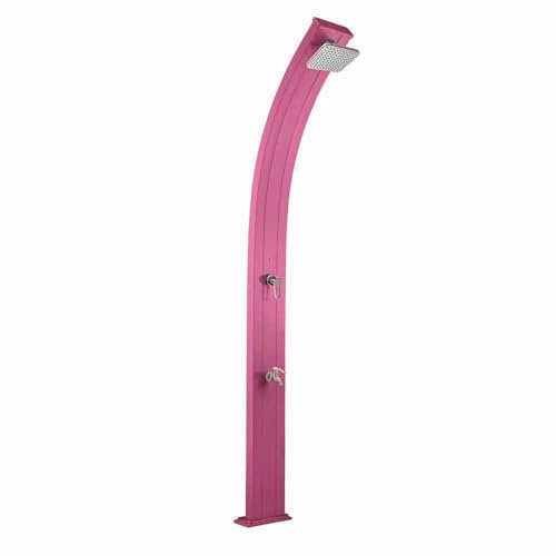 Formidra DS-A122RS – Solardusche – Kollektion SPRING – 30 l – Rosa – Leicht und Design