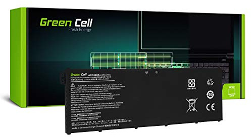 Green Cell® AC14B3K AC14B8K Laptop Akku für Acer TravelMate B115 P238 P276 P449 P459 X349-M X349-G2-M Gateway NE511 NE512 NE513 NE527 (Li-Polymer Zellen 2200mAh 15.2V)