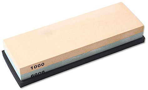 YLXD Schleifstein Wetzstein Set,Abziehstein Messer mit Rutschfestem Silikonhalter für Küchenmesser Gartengeräten Rasier und Schneidmessern