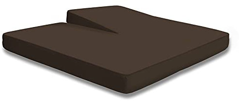 one-home Split Topper Spannbettlaken braun 180x200-200x200 cm Heavy Jersey Baumwolle