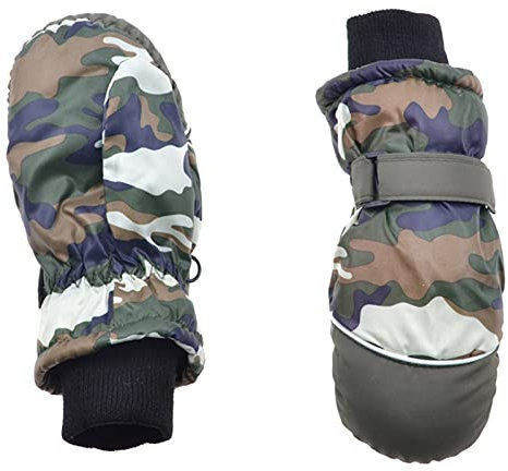 Handschuhe Für Winter Kinder Winterhandschuhe ab 3-8 Jahre Skihandschuhe wasserdichte Winddichte Verdickt Winter Handschuhe Warm Pink Geeignet für Jungen Mädchen Outdoor Sporthandschuhe