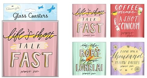Gilmore Girls Quotes - Posavasos de cristal (4 unidades)