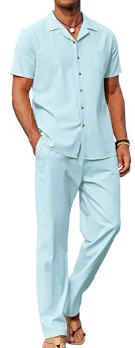 COOFANDY Herren Classic Business-Anzughosen-Set (2er Pack)