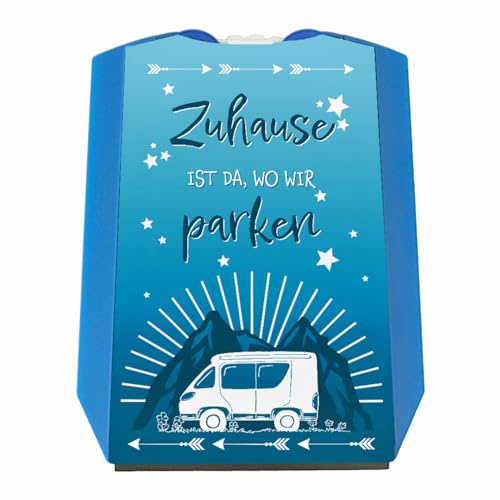 speecheese Zuhause ist da, wo wir parken Camper Parkscheibe mit 2 Einkaufswagenchips eine praktische Parkuhr die Nicht nur gut aussieht sondern auch zeigt, DASS Camping Deine Leidenschaft