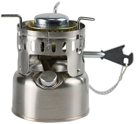 LHX Mini réchaud à gazéificateur réchaud à Essence extérieur réchaud de Pique-Nique Portable Coupe-Vent