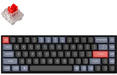 Keychron K6 Pro QMK/VIA kabellose Mechanische Tastatur US ANSI-Layout Hot-Swap-fähig K Pro Rotem Schalter 65% Layout RGB-Hintergrundbeleuchtung